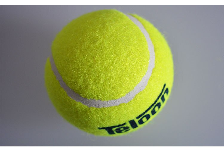 Brand Tennis ball for training 100% synthetic fiber Good Rubber Competition standard tenis ball 1 pcs low price on