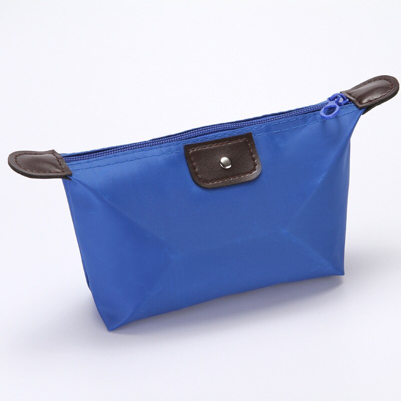 Handige En Leuke Cosmetische Tas, Nylon Knoedel Cosmetische Zak, Waterdichte Opslag Wc Tas: Blauw