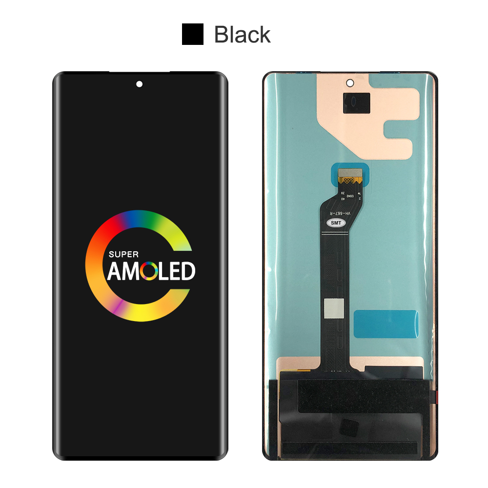 6.67'' OLED For Huawei Honor 70 Display For Honor 70 FNE-AN00 FNE-NX9 LCD Display with Frame Touch Screen Digitizer 100% Tested: black