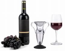 Decantador de vino de Ángel con soporte, conjunto de accesorios para vino: Model 13