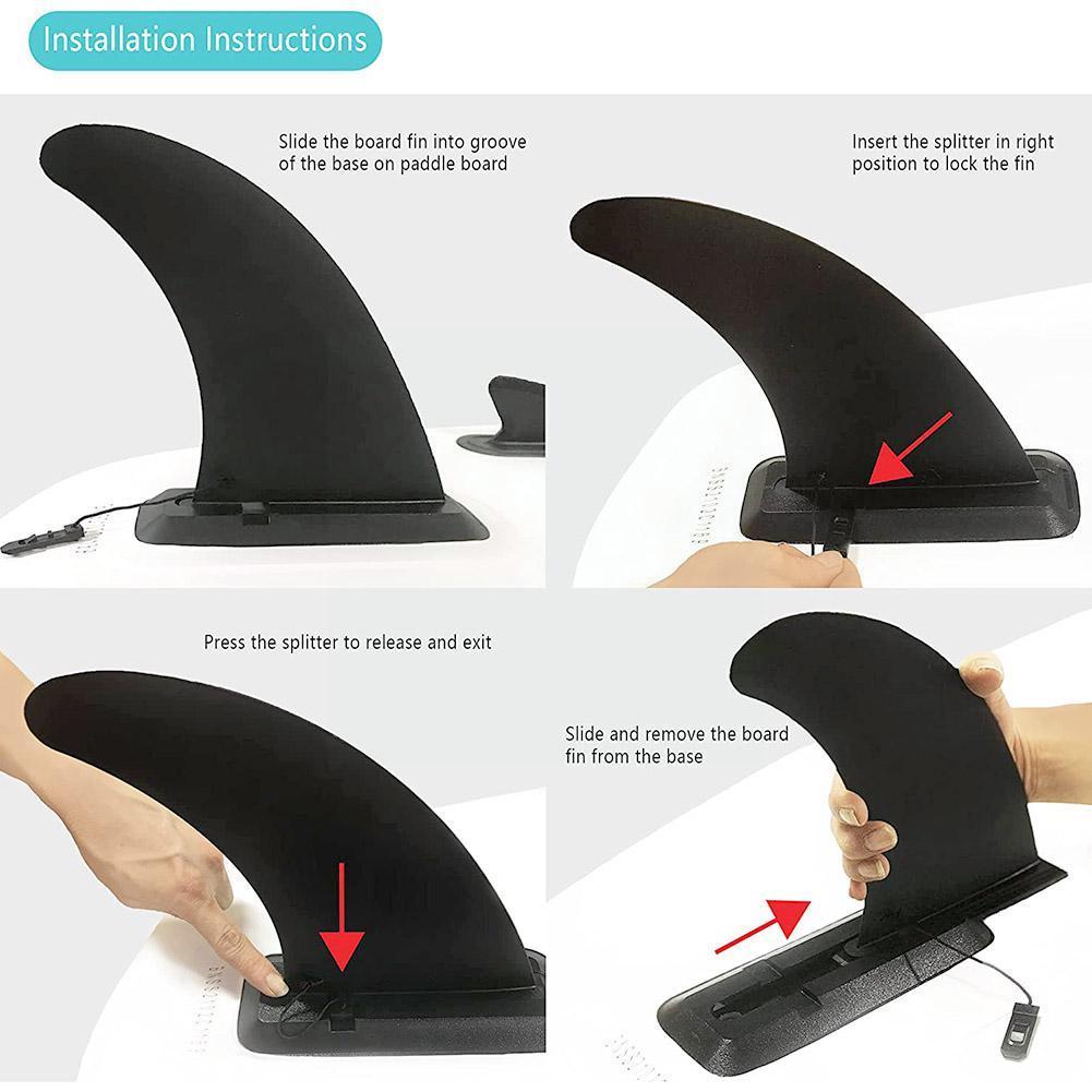 Paddel Gremium Surfen Wasser Welle Flosse sup Zubehör Stablizer Zentrale Teiler Zentrale gleiten-in Stehen Aufblasbare hoch Surfbrett Wat o9C2