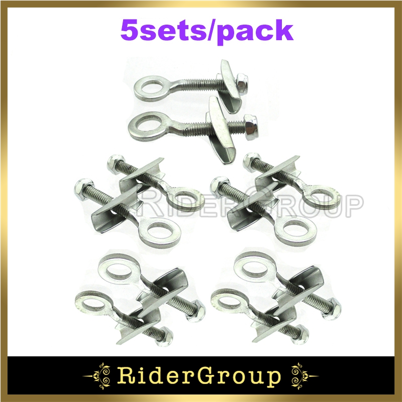 Silver Alex-tensor ajustador de cadena para motor de 47 79cc, piezas de Minimoto de bolsillo para suciedad para niños, hecho en China, 2 tiempos: 5pcs