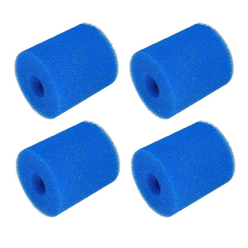 Reusable Washable Swimming Pool Foam Filter Sponge Biofoam Filtered Pump 1pc: 102X90X30mm 4pcs