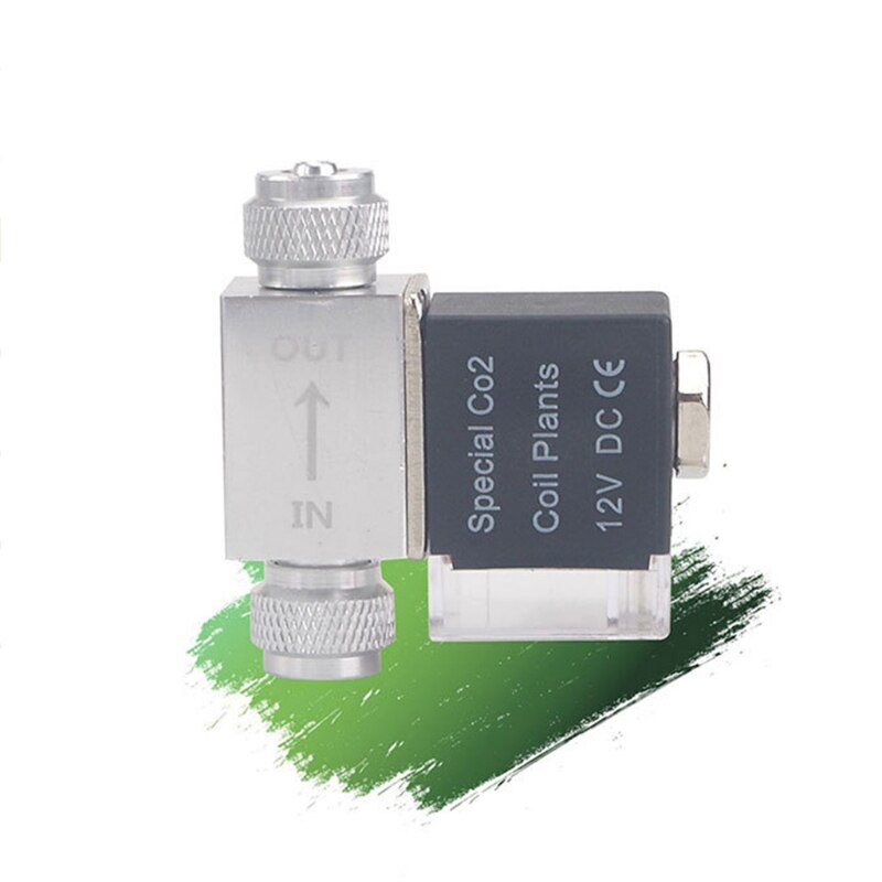 Válvulas de solenoide de CO2 de cabeza única/doble para acuario, regulador de baja temperatura para tanque de peces, magnéticas, eléctricas, AC100-240V