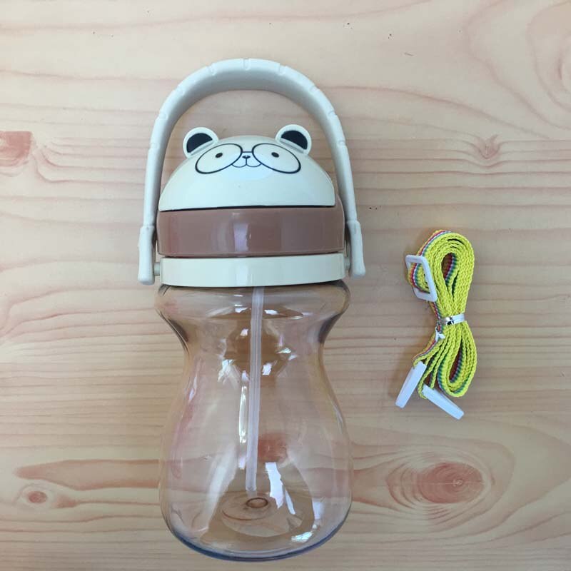 Bouteille d'alimentation pour bébés 2 usage | Eau, bouteille de lait, bouche douce, bec de canard, boisson pour bébé formation, bouteille d'alimentation 400ml: Coffee