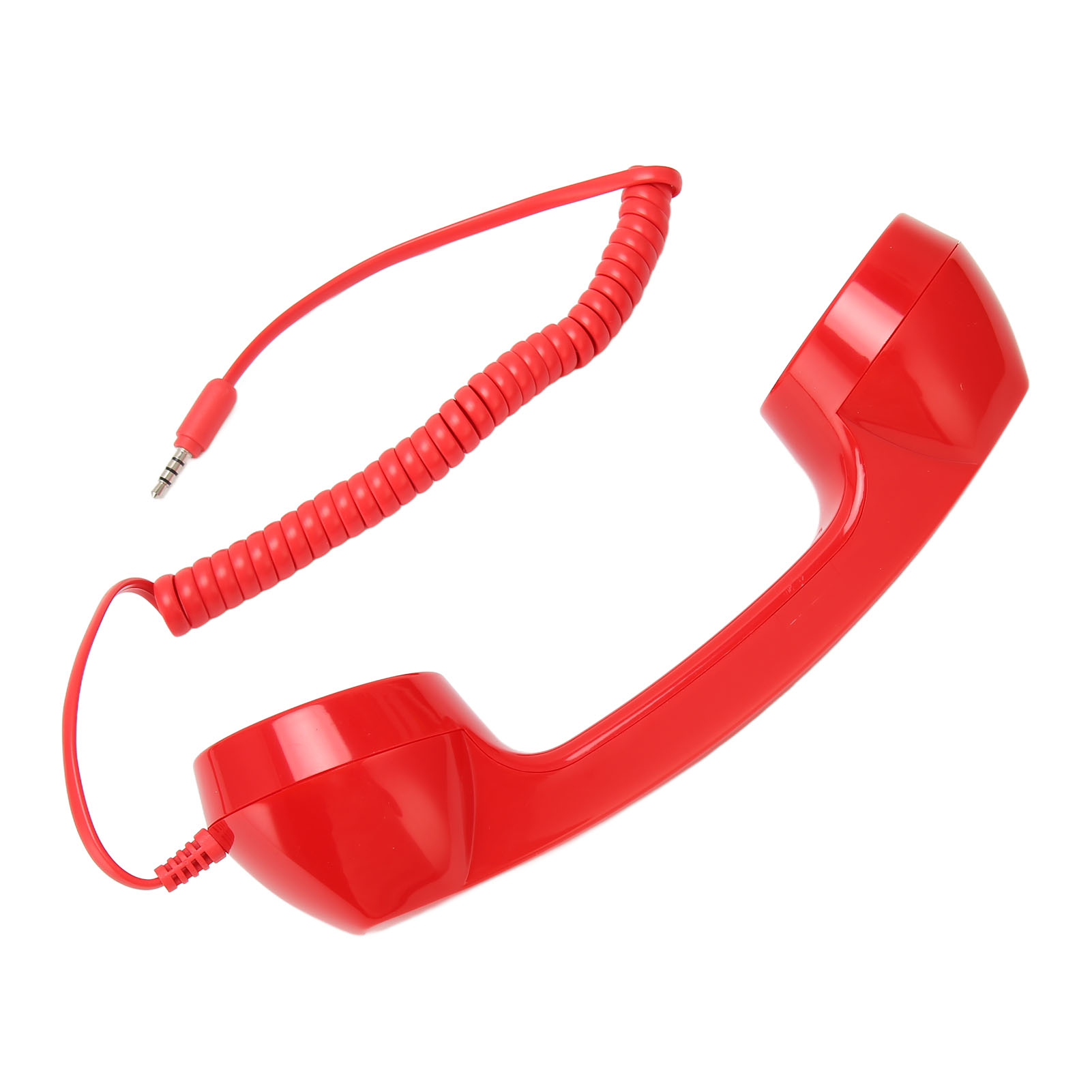 Retro Telefone Receptor Aparelho, Multifunções, à prova de radiação, Receptor de celular portátil para telefones celulares: Vermelho