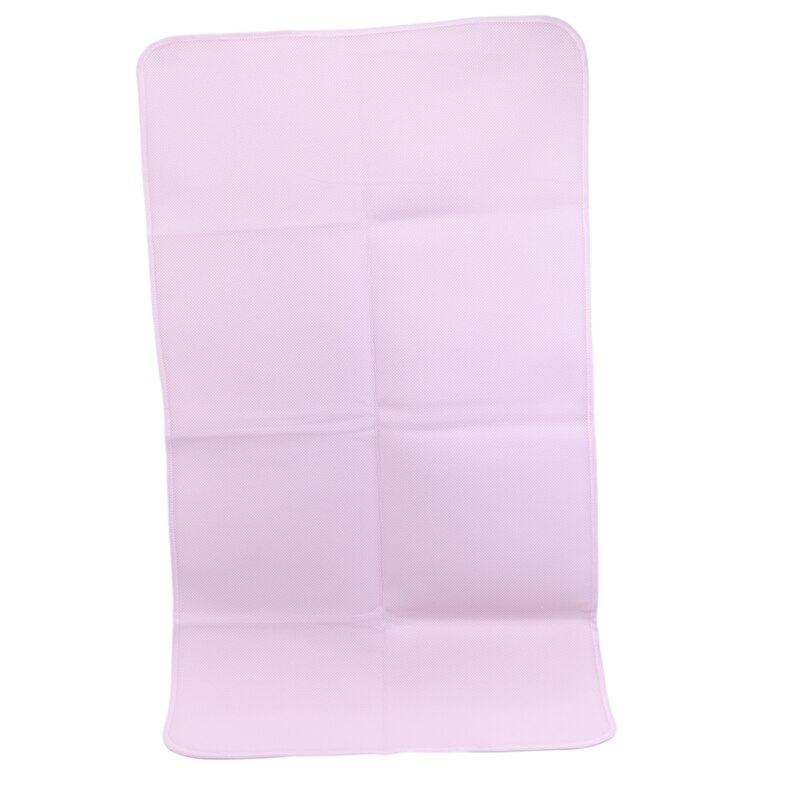 Cotton Waterproof EVA Layer Baby Changing Mat Cover Baby Waterproof Changing Urine Pad Bed Sheets Diapers: L PINK