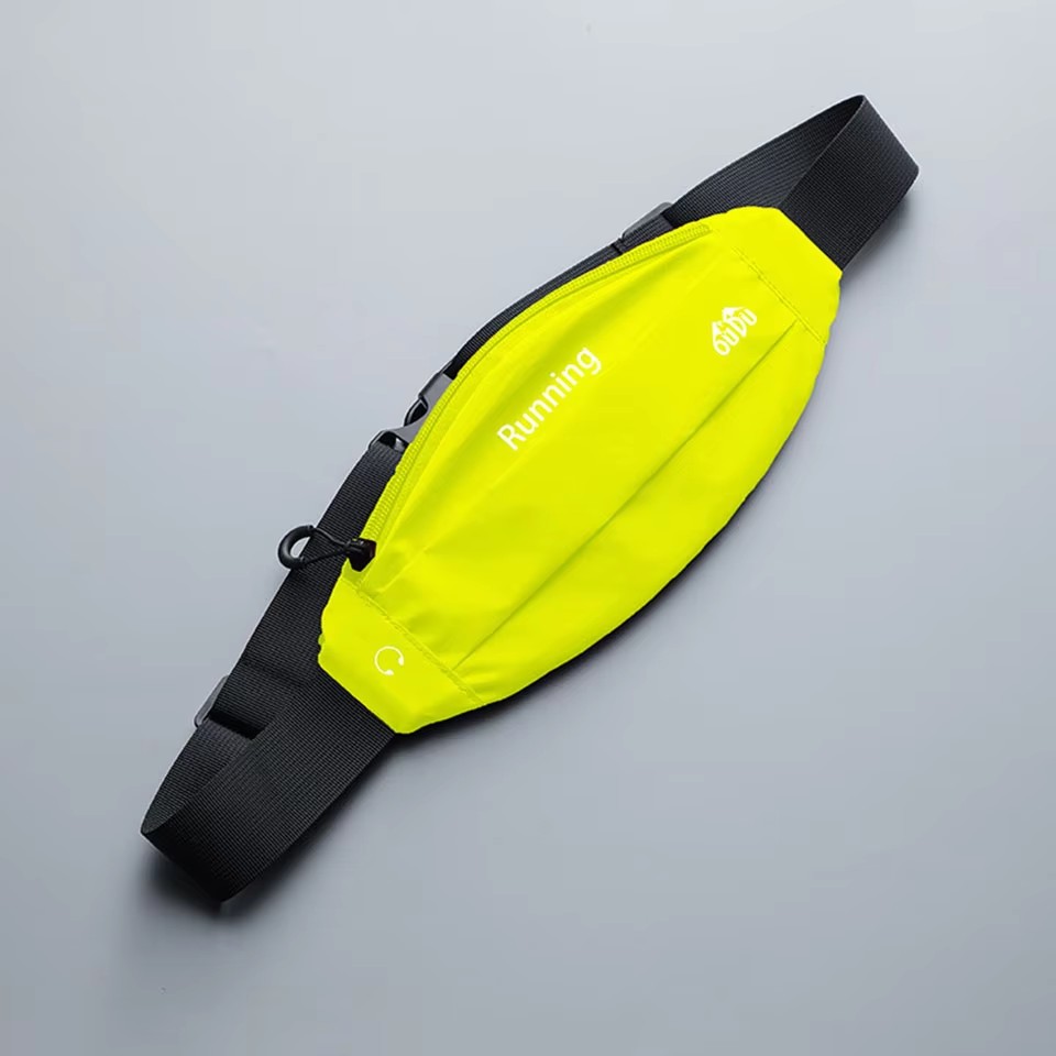 Kokossi reflekterende lommer sportsveske løpeveske mobiltelefonveske holder utendørs midjeveske belter vanntett veske unisex: Grå farge