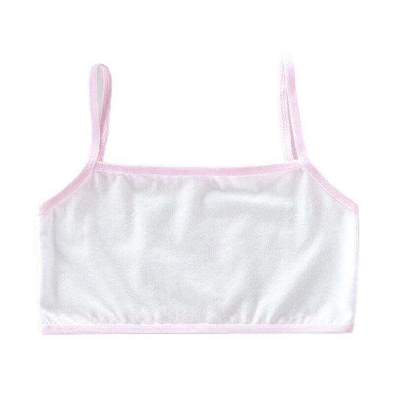 Pubertet piger sport træning bh åndbart undertøj wire gratis cami crop top