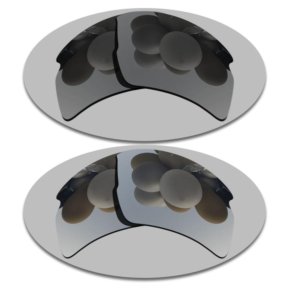 Polarisierte Sonnenbrille Ersatz Linsen für-Flak 2,0 XL OO9188 Rahmen-Mehrere Optionen: Silver-Grey Chrome