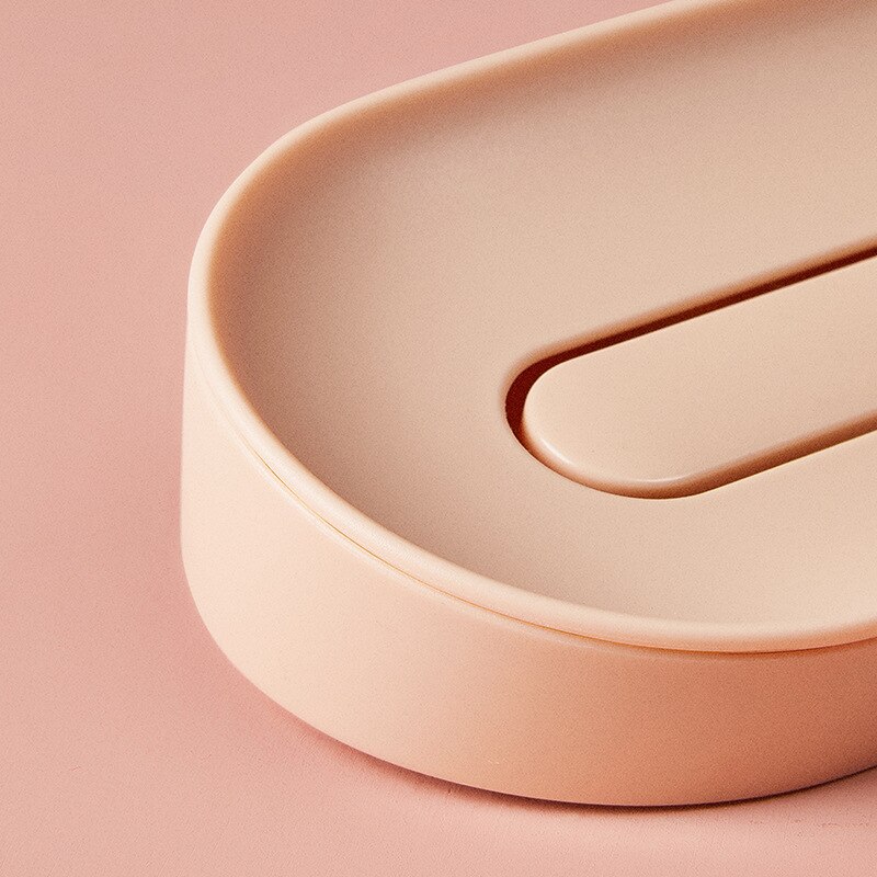 Wall-mounted Soap Box Suction Wall Soap Rack Free Punching Soap Tray Drain Toilet Soap Rack Bathroom Accessories