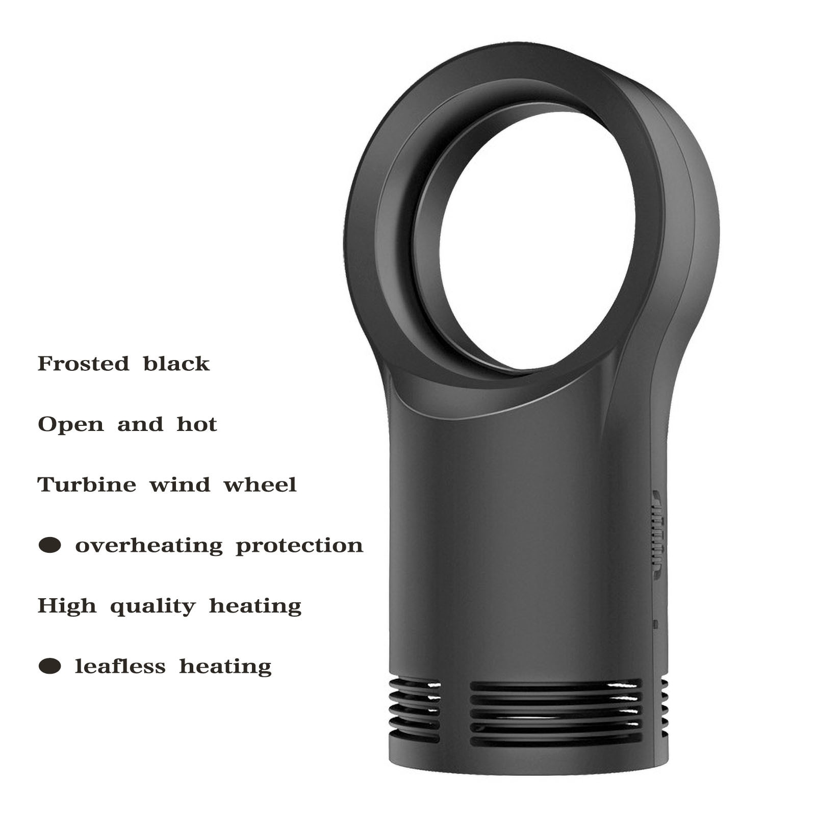 400W for Home Portable Heater Small Leafless Heater Electric Fan Handy Air Heater Warmer Fan EU Plug