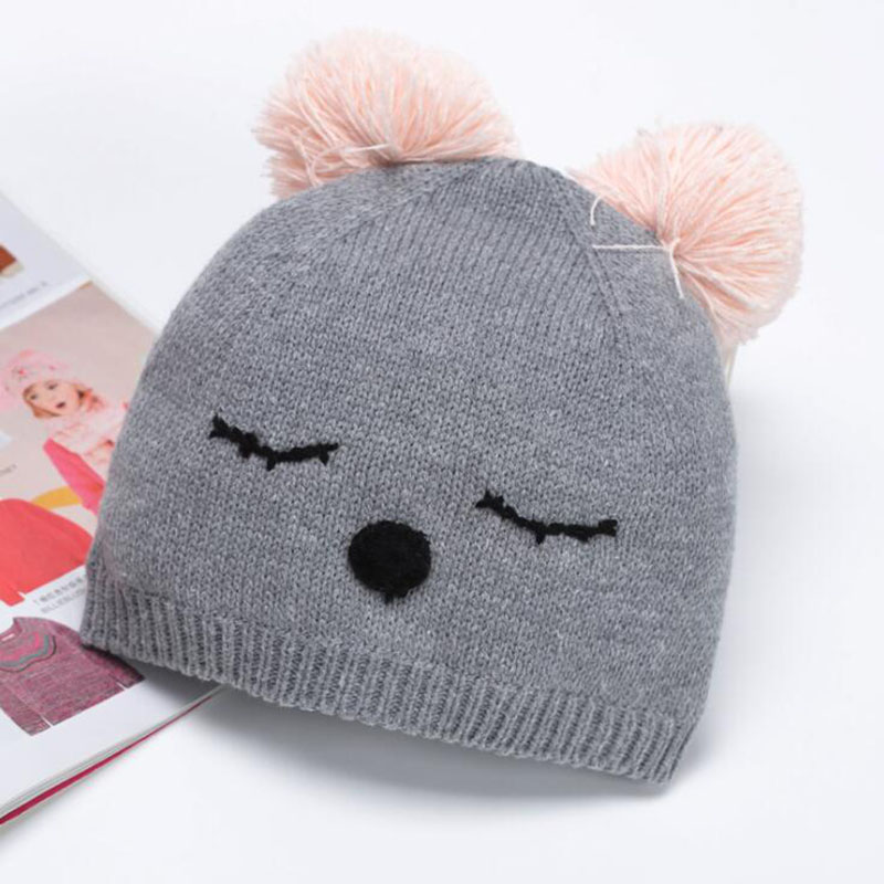 Baby Girl's Winter Wear Warm Woolen Yellow Cap with Hair (Age 6 M to 2 Year) main image 1