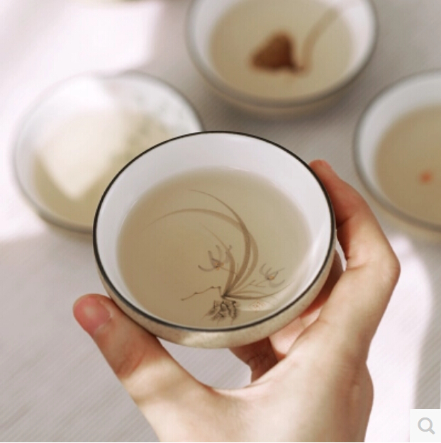 Jingdezhen håndmalede keramiske kopper dingzao keramiske kopper ming cup kung fu kopper tyk enkelt kop