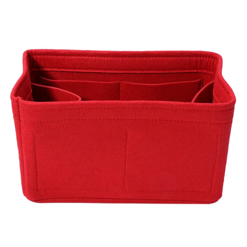 4 Stuks Vilt Insert Bag Organizer Tas-in-Tas - Beige Handtas Organizer