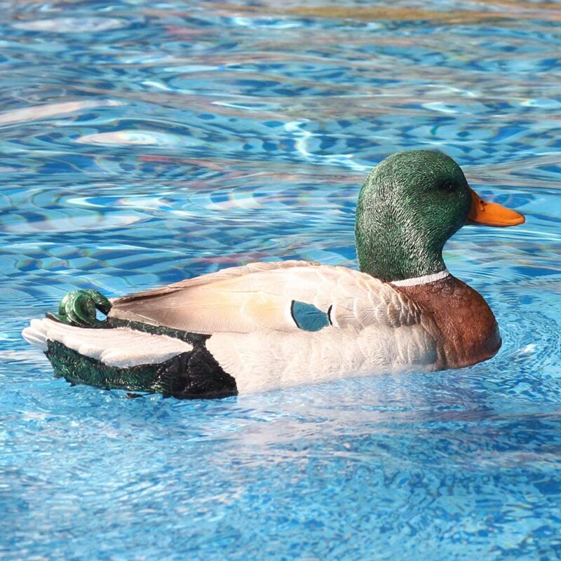 V201 RC Boat RC Duck Boat 2.4Ghz Hunting Motion Remote Control Duck Boat Waterproof for Swimming Pool Pond Garden Decor