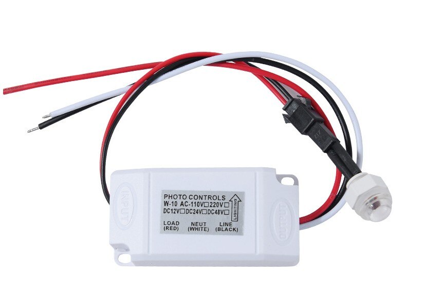 Mini Outdoor IP44 DC12V 24V 220VAC Lichtregeling Foto Sensor Schakelaar Automatische Fotocel Schakelaar Regendicht Voor Lampen