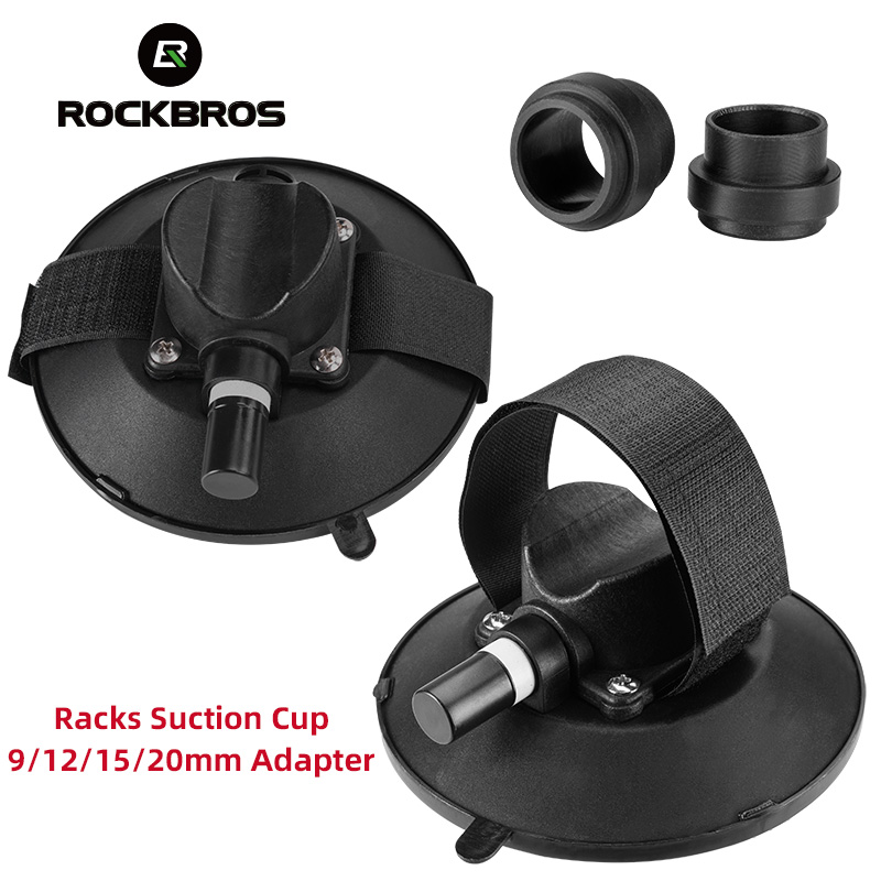 Rockbros polkupyörän autotelineet edessä taka imukuppi 9mm 12mm 15mm 20mm piippuakselin sovitin pyörän kattotelineet pyöräilytarvikkeet