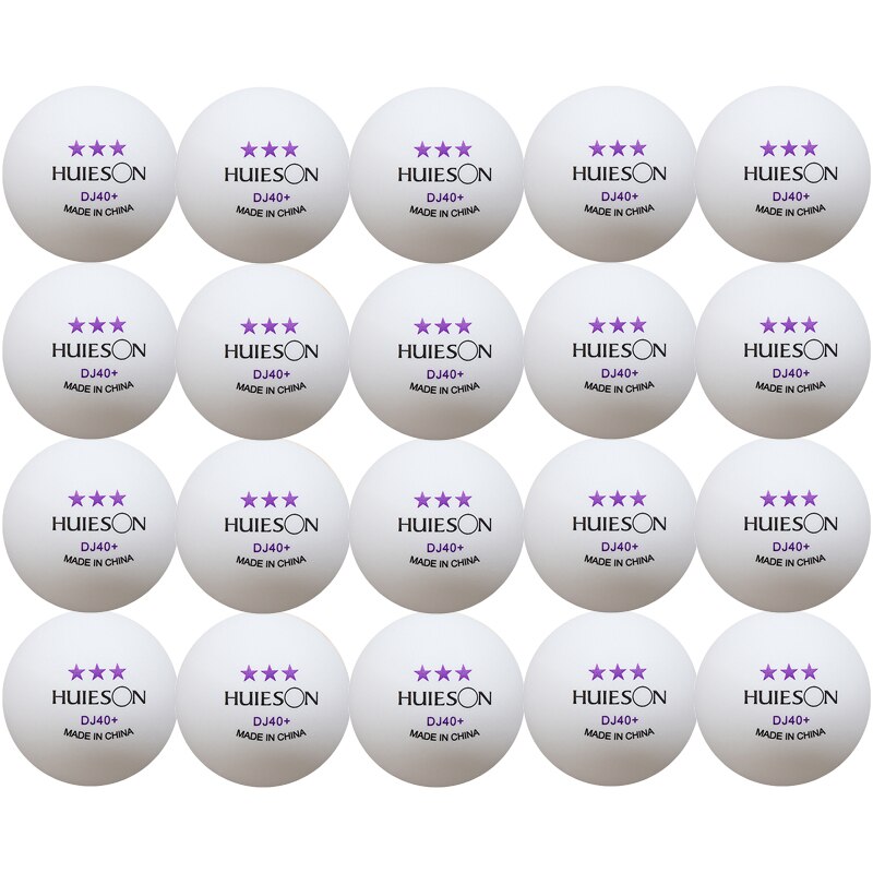 10/20/30/50 Uds. Pelotas de ping pong de 3 estrellas DJ40mm 2,8g pelotas de tenis de mesa blanco naranja amateur pelotas avanzadas para competición de entrenamiento diario: white 20pcs