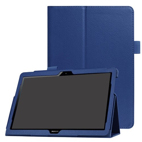 Ultra Slim Case for Huawei MediaPad T3 10 AGS-L09 AGS-L03 T3 9.6 inch Folding Stand Cover Case for Honor Play Pad 2 9.6": For T3 9.6 DeepBlue