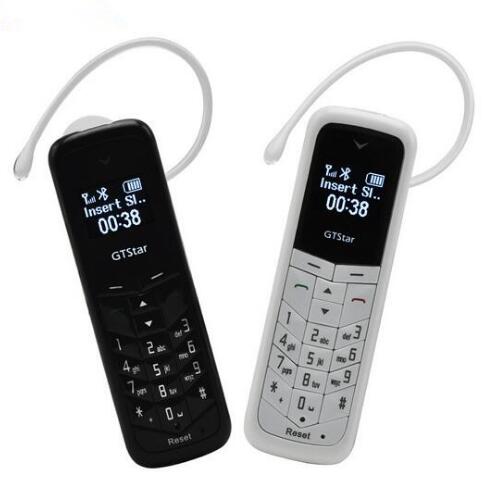 BM50 Bluetooth Mini Mobiele Telefoon Bluetooth Dialer Universele Mini Hoofdtelefoon Mobiele Telefoon 0.66 Inch Met Gsm Netwerk H-Mobiele