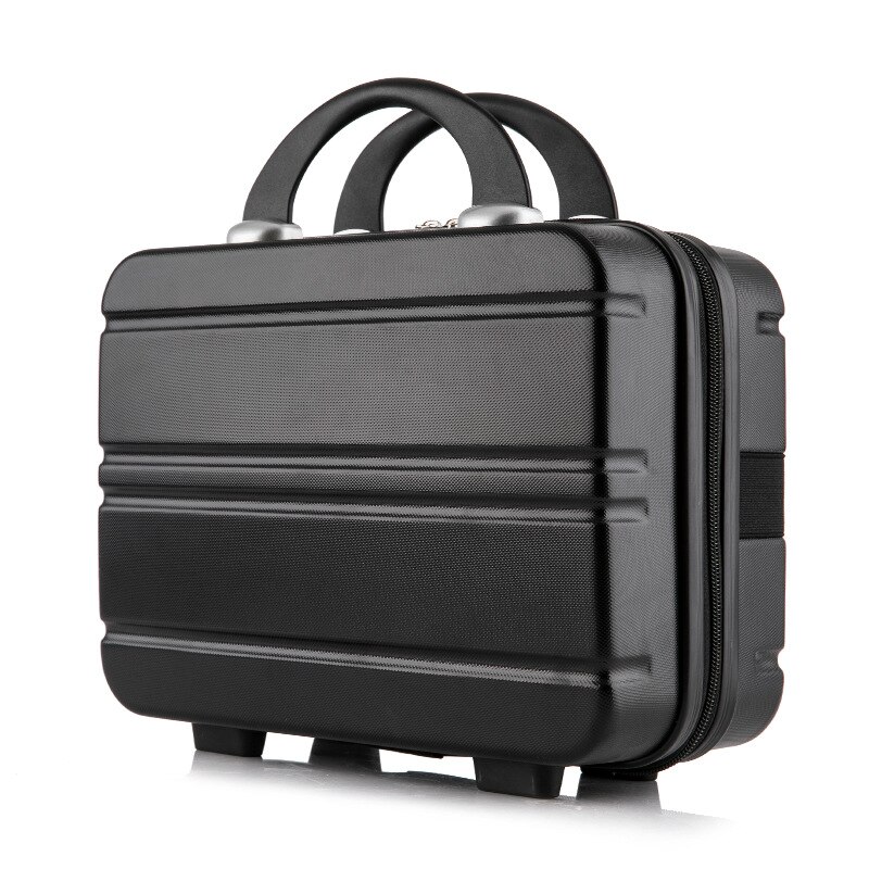 Mini portable luggage bag Waterproof cosmetics case carry on luggage Hard case suitcase Make-up box suitcases and travel bags: E