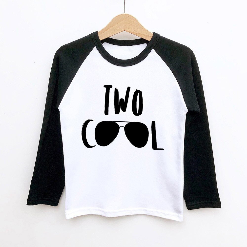 2nd Geburtstag Hemd Unisex Wilde und Zwei Geburtstag Hemd 2nd Geburtstag Junge Mädchen Party T-shirts Kinder T-shirts Kinder Langarm t: HJ64-KRTBK- / 3T