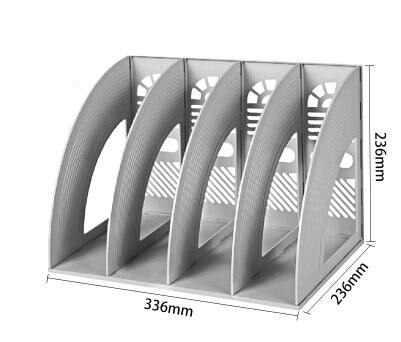 Document Stand Holder Office Desktop Plastic Tray File Holder Rack Storage Suppiles Book Magzine File Organizer Tray Rack Shelf: Q