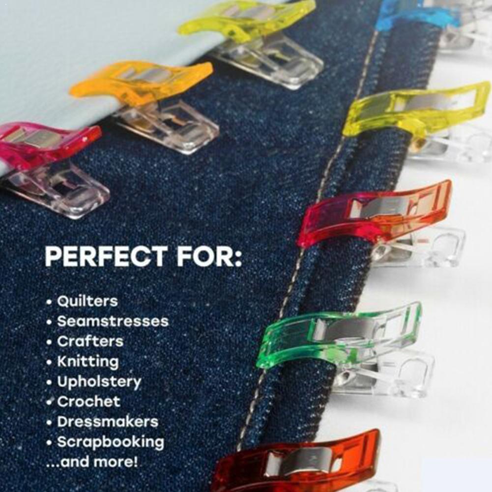 10pc Plastic Clip Clip Patchwork Sewing Crafts Diy 3.3*1.8*1cm Folder Quilt Suture T2E4