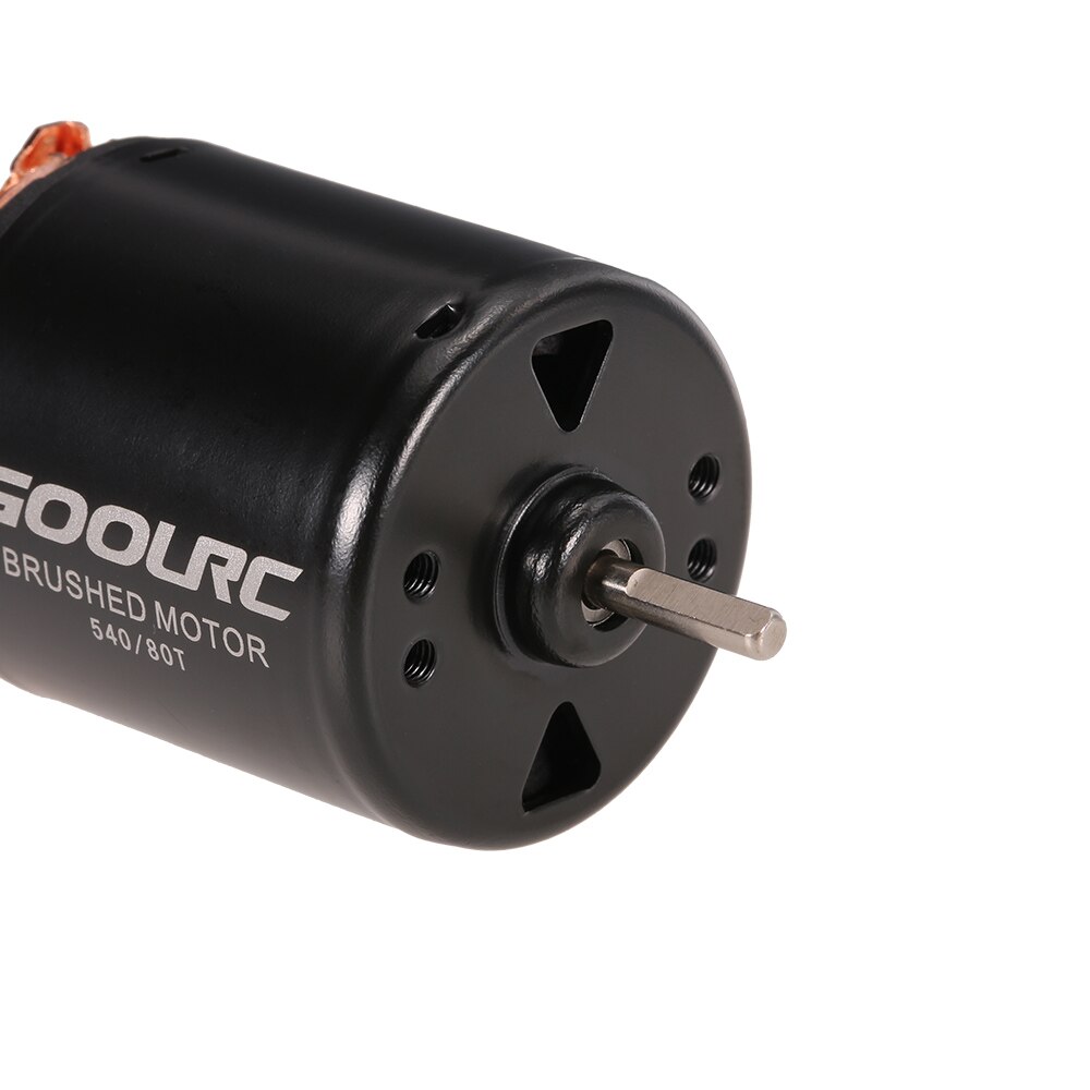 Goolrc 540 80t 13t 17t 21t 23t 27t 35t 540 børstet motor til 1/10 off-road rock crawler klatring rc bil rc børstede motorer