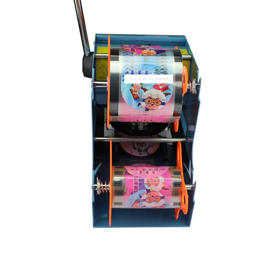 Manual Pearl Milk Tea Sealing Machine WY-806A Tea Cup Sealing Machine Plastic Sealer 7, 7.5, 9.5 CM 270W 220V / 50Hz