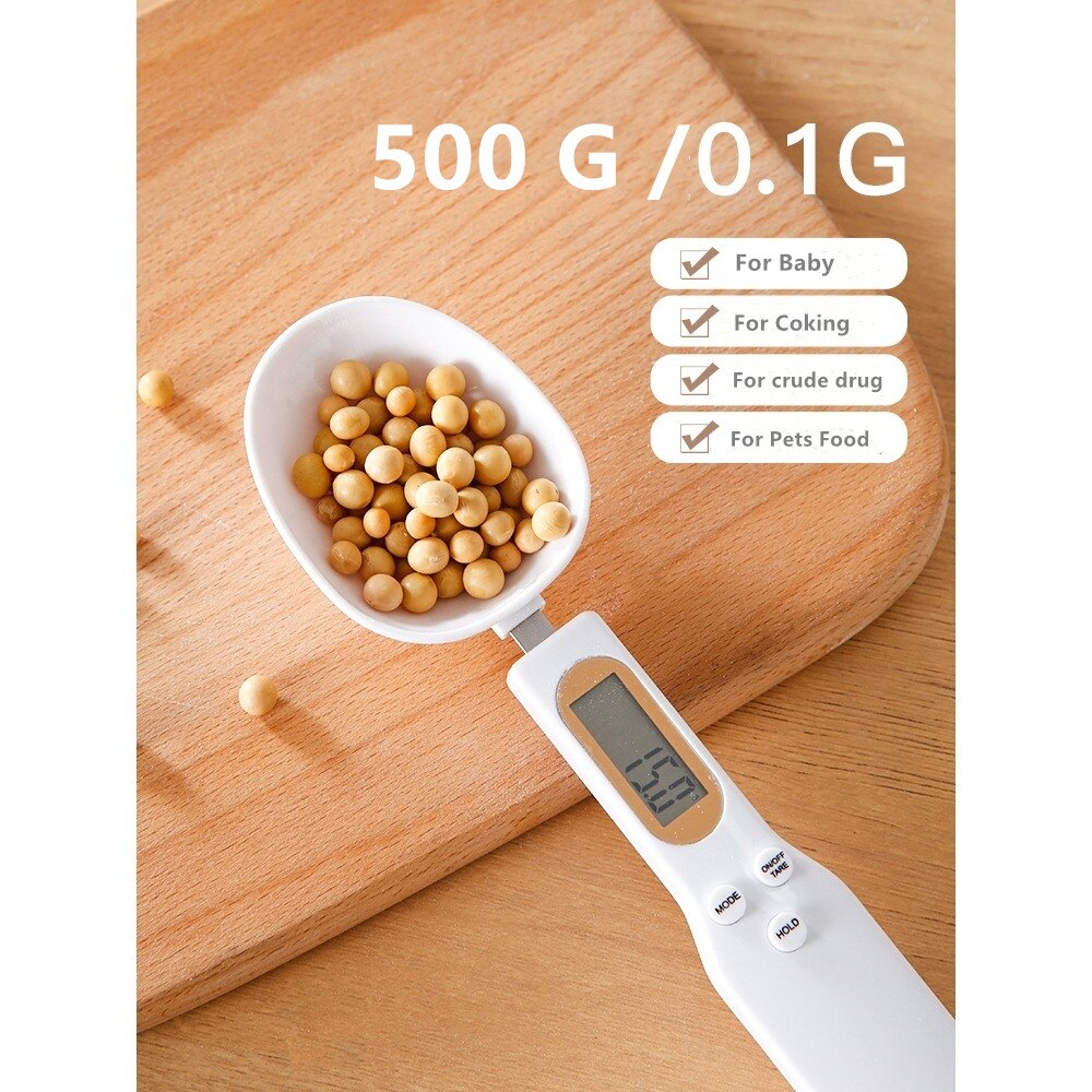 Portable 5kg Digital Scale LCD Electronic Scales Steelyard Kitchen Scales Postal Food Balance Measuring Weight Libra: 500g 0.1g