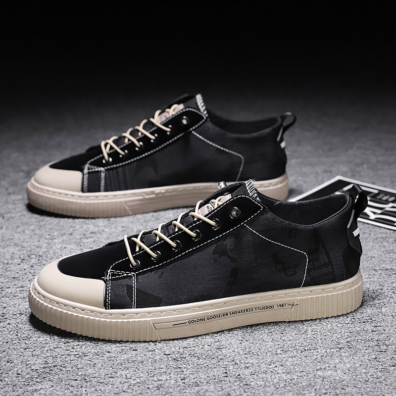 Canvas Schoenen Sneakers Mannen Schoenen Casual Lente Herfst Mannelijke Schoenen Voor Heren Leisure Wandelen Ademend Schoeisel Antislip