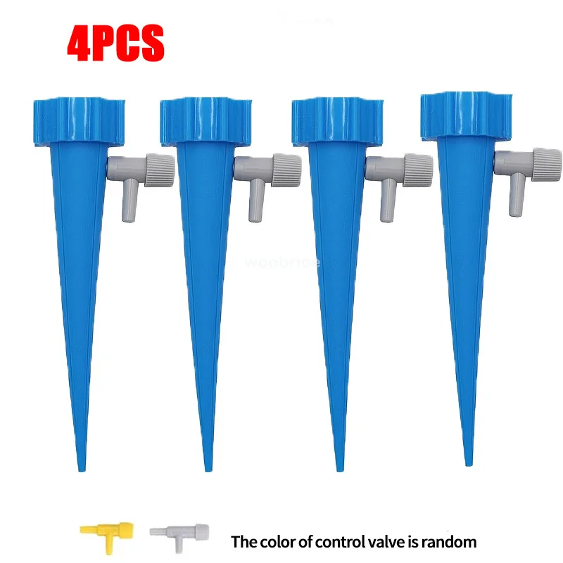 Automatic Drip Plants Irrigation Drip Irrigation Garden Watering System Garden Plant Self Watering Kits Insert Watering Devices: Amarillo claro