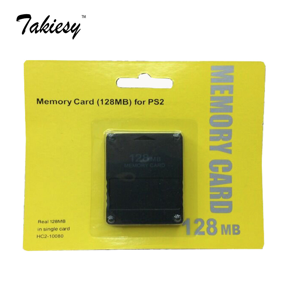 Takiesy Black 128MB 128 MB 128M Memory Card Game Save Saver Data Stick Module For Sony PS2 for Playstation 2
