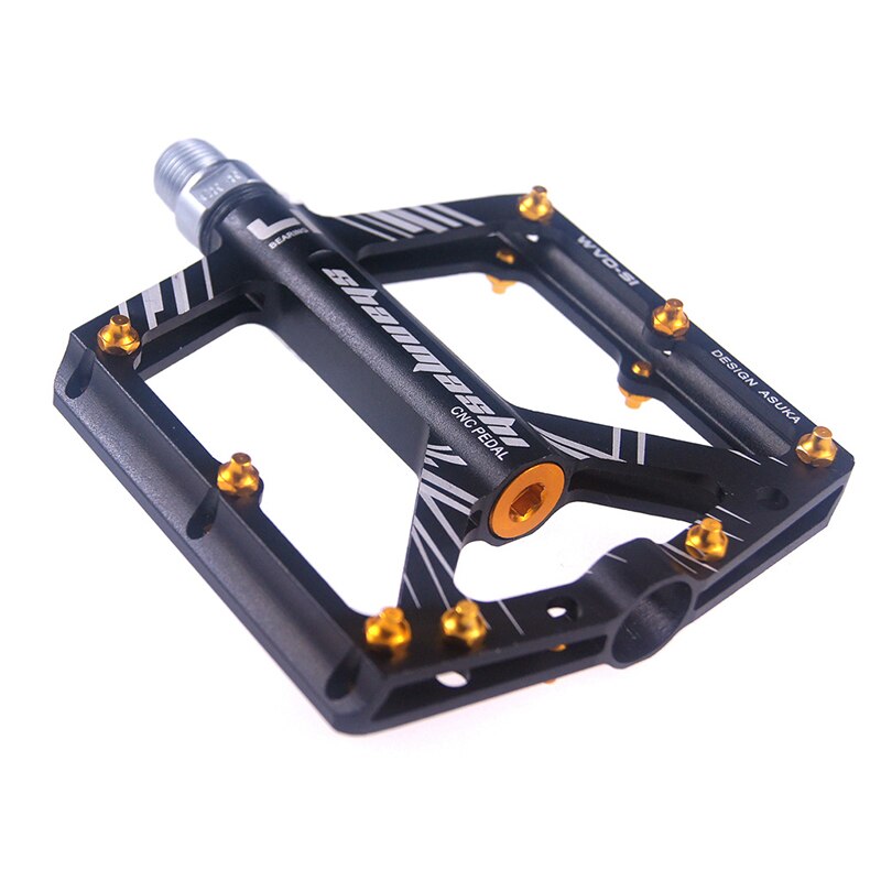 SMS Bicycle Pedal MTB Mountain Bike Pedals MTB 4 Bearings Fixie Bike Footrest Big Flat Treat Ultralight 306g Cycling 9/16 BMX