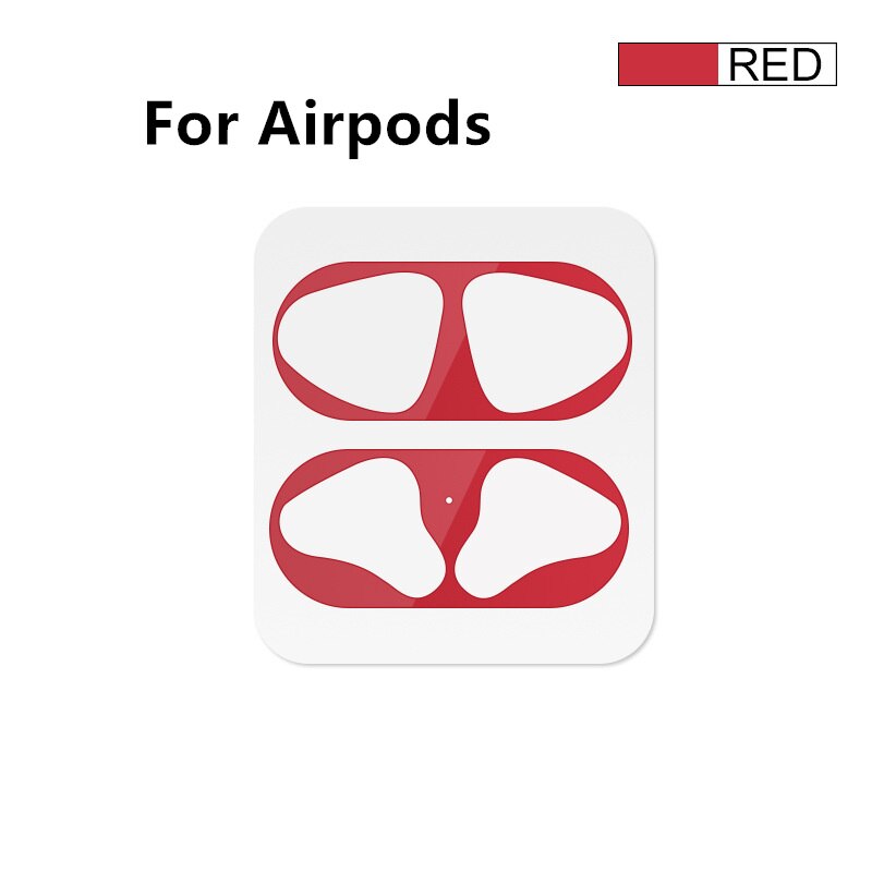 Dust Guard Voor Apple Airpods 1 2 Bluetooth Oortelefoon Metalen Voor Airpods1 Air Pods 2 Draadloze Hoofdtelefoon Opladen Box Stofdicht case