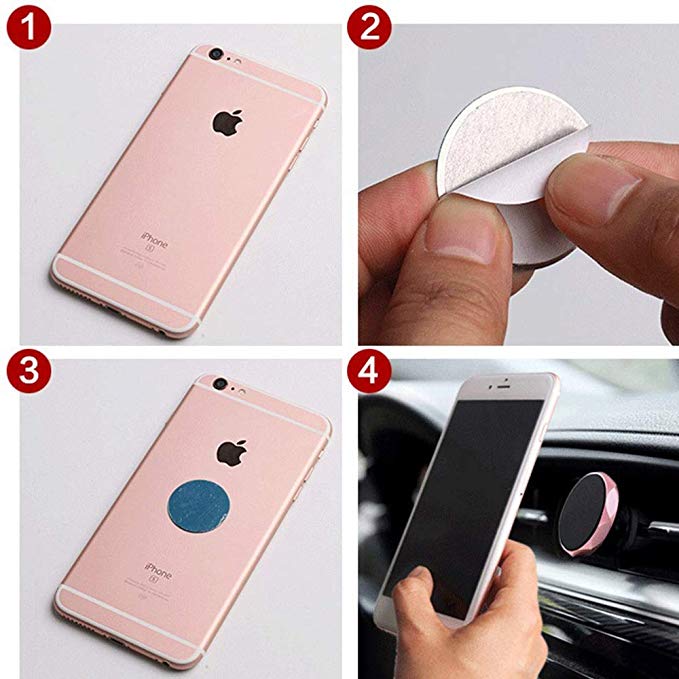 10pcs/5pcs/2pcs/1pcs Holder Disk Iron Sheet for Mobile Phone Stand Metal Plate Magnetic Holder for Magnetic Car Phone Holder