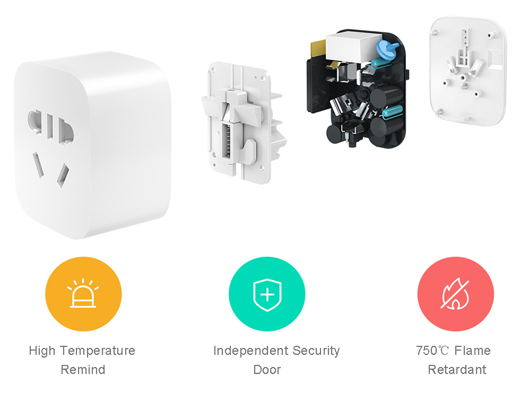Original Xiaomi MiJia Mi Smart Power Socket Plug Basic Wireless WiFi APP Remote Control Timer Switch Powercube WiFi version