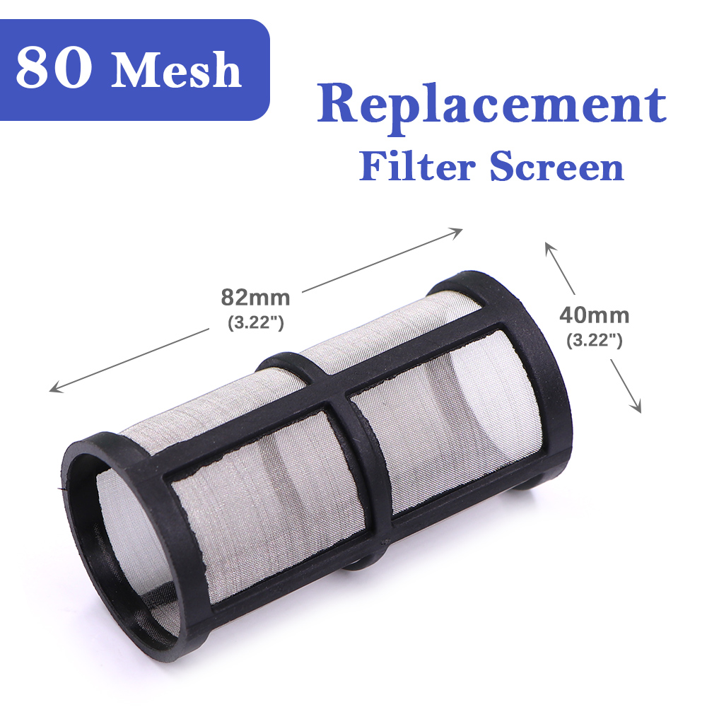 304 Stainless Steel 10-200 Mesh Filter Screen Strainer Fittings Garden Irrigation Aquarium Fish Tank Purification Impurities Net: Red / 1/4''