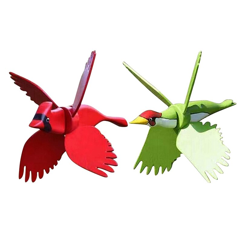 Whirligig Asuka Windmühle, Fliegen Vogel Whirly Garten Windräder Decor Stakes, Wasserdichte Outdoor Figuren Ornamente