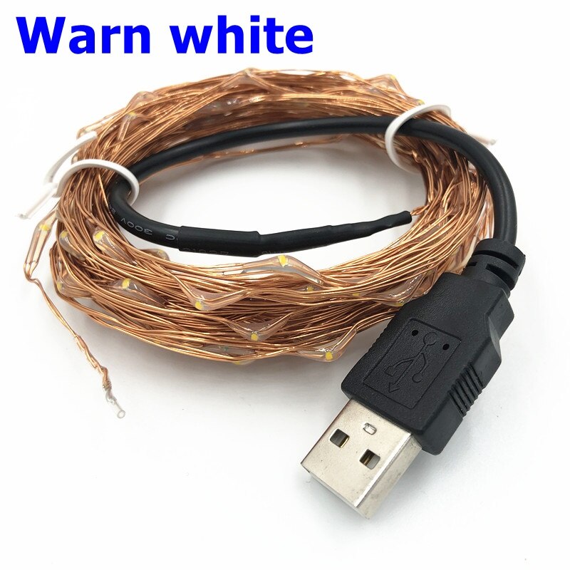 Tongdaytech 100/200/300 led ulkona aurinkolamppu merkkijono valot joulujuhla seppele aurinkopuutarha  ip65 vedenpitävä valo: Usb lämmin valkoinen / 31m 300 led