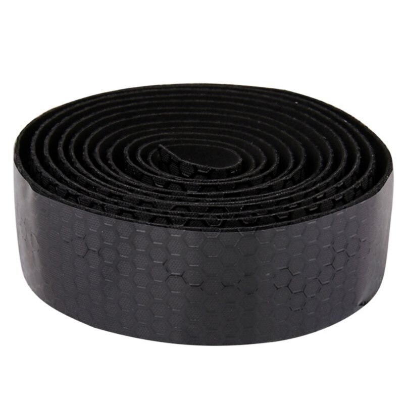 Cycling Handle Belt Bike Bicycle Pattern Skid Handlebar Tape Wrap: black