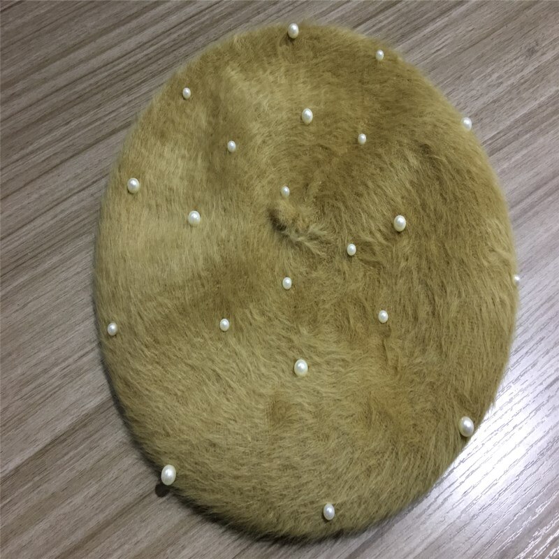 Brand lady's warme baret, versierd met kralen voor .: 3