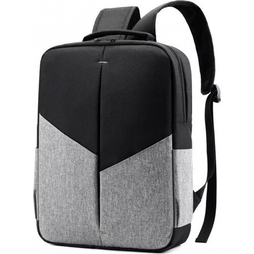 European Bag Black-Gray Fabric Backpack