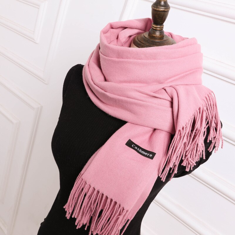 Hot Camelo Cachecol Pashmina Cachecol de Caxemira Envoltório Xaile Xaile do Inverno do Lenço das Mulheres Lenços de Borla Longo NB01 Cobertor Cachecol de Alta Qualidade