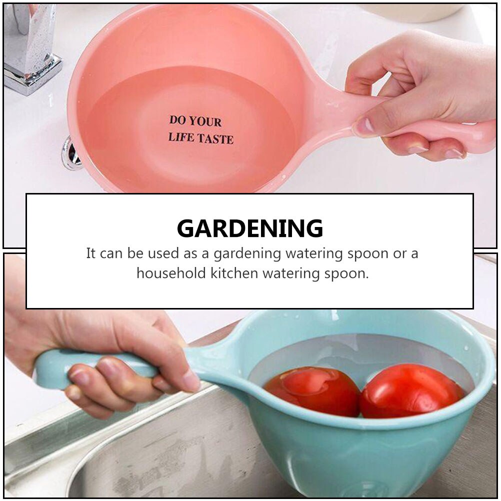 3pcs Water Scoop Kitchen Water Ladle Plastic Ladle Spoons Kitchen Ladles Home Supplies