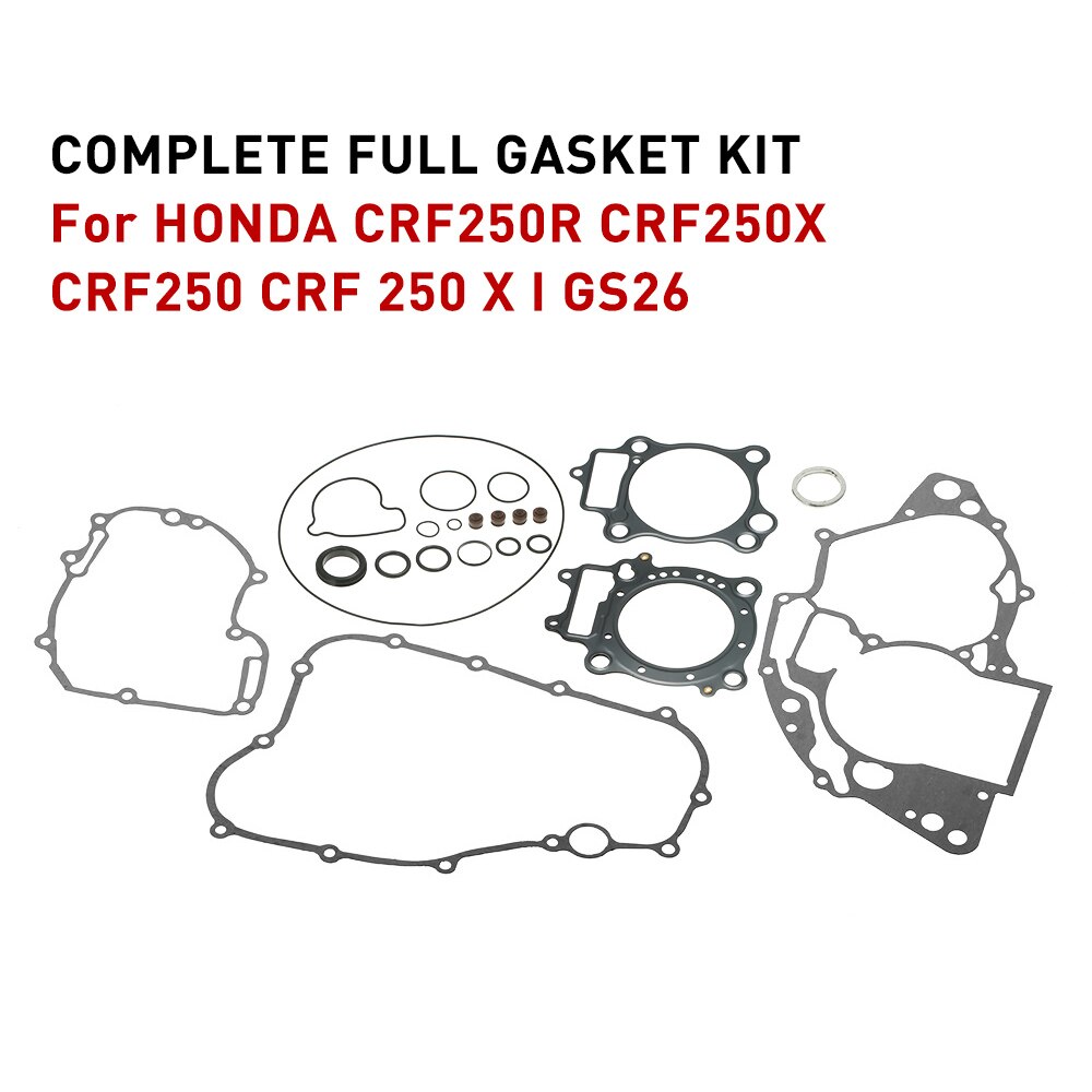 COMPLETE FULL GASKET KIT For HONDA CRF250R CRF250X CRF250 CRF 250 X I GS26 Car-styling