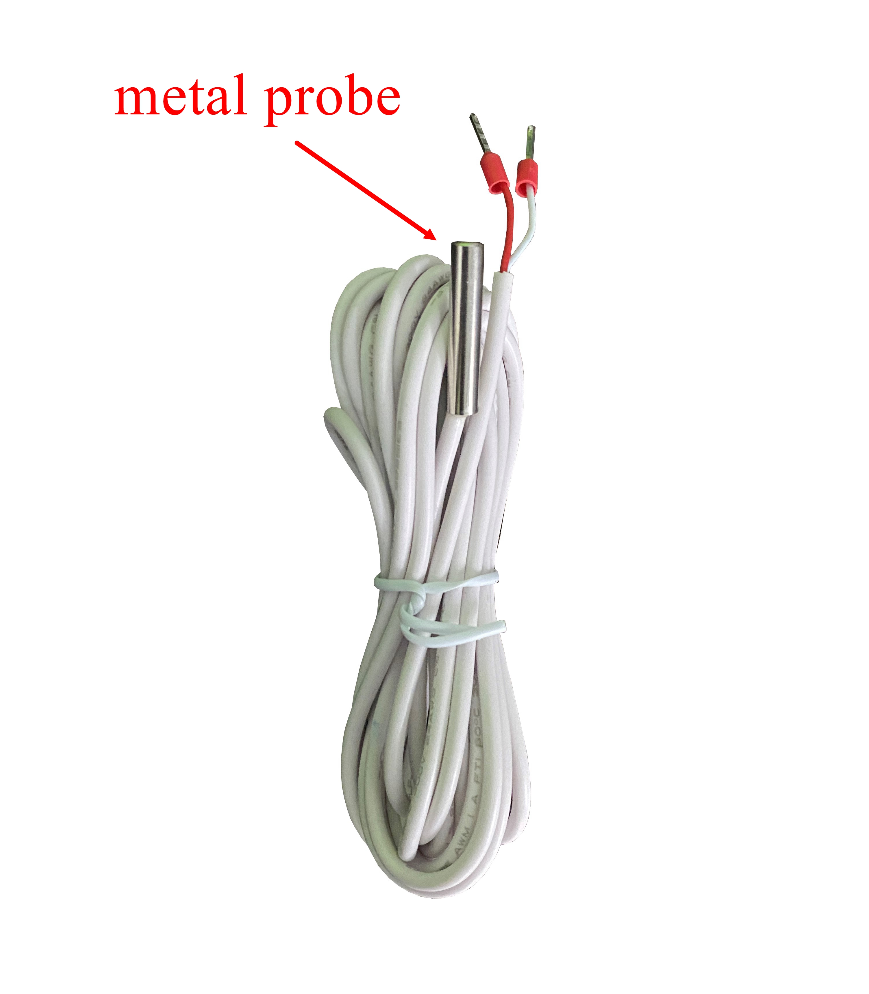 Temperatuursonde 3M draad NTC 10K3380 1% waterdichte temperatuurregelaarsensor voor elektrische / water vloerverwarming thermostaten: Black