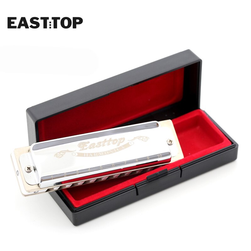 EASTTOP T008 10 hole advanced harmonica mouth organ harmonica